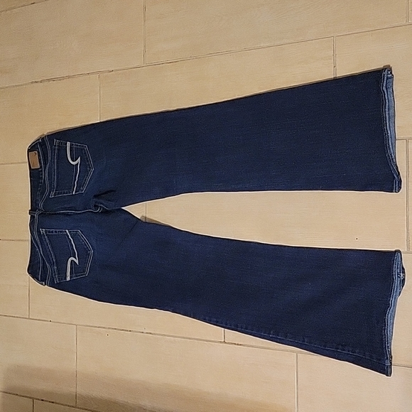 American Eagle Stretch Dark Wash boot cut jeans - Picture 3 of 5